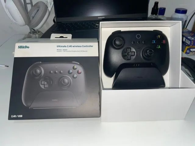 Controle 8BitDo Ultimate com Base Carregadora - Original
