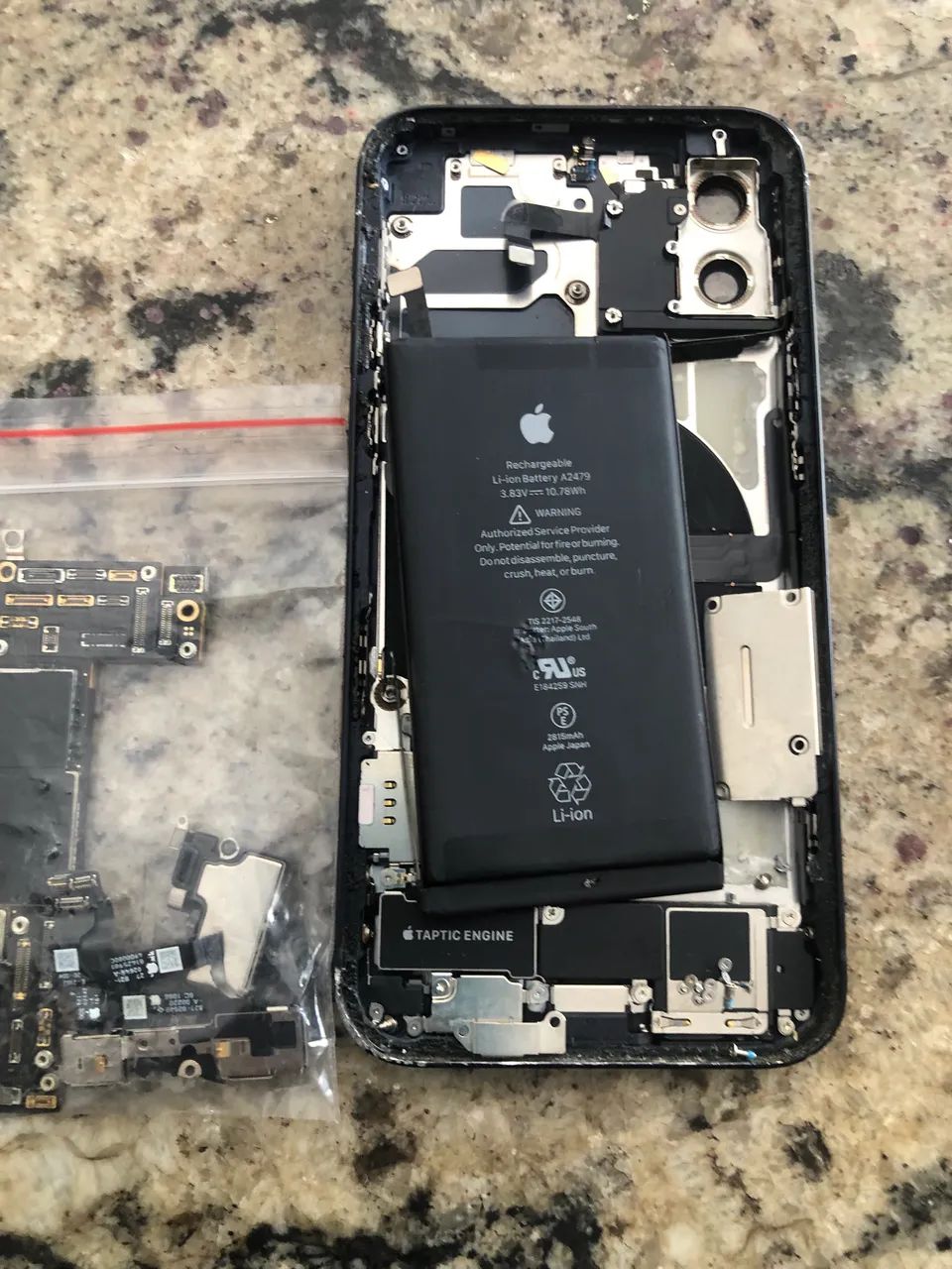 Peças iPhone 12 ,, flex carga ,, bateria 90% original ..indução , flex volume  - Foto 2