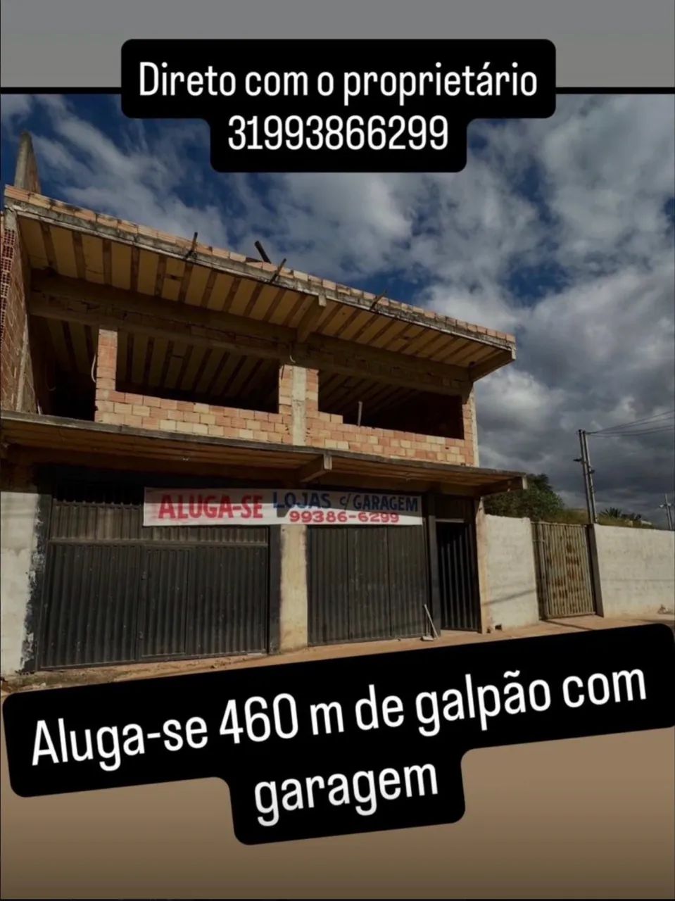Aluguel de lojas 460 m total direto com o proprietário