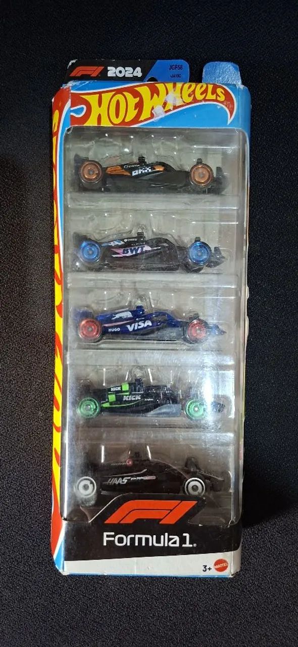 Hot wheels fórmula 1 pec com 5