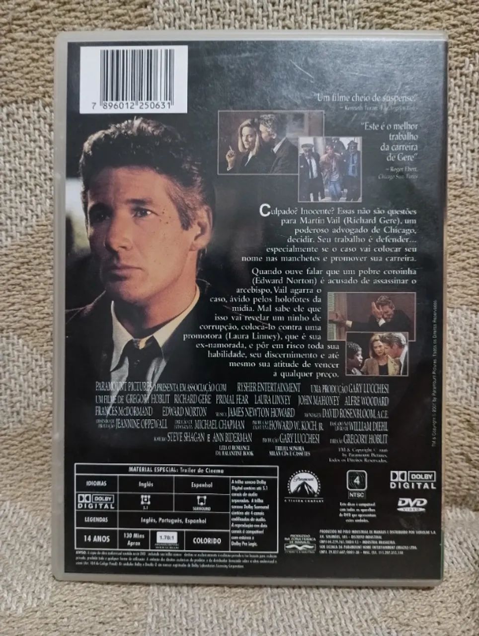 DVD Original As Duas Faces de um Crime - Foto 3