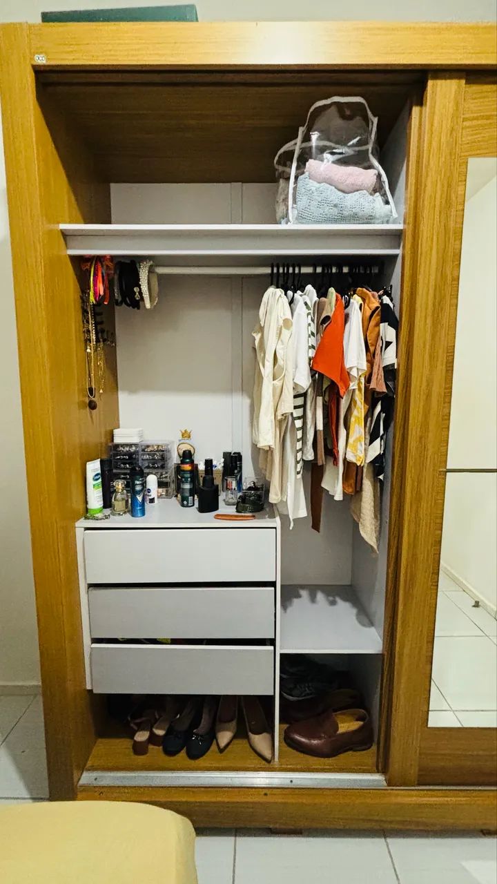 Guarda-Roupa Casal com espelho  - Foto 4