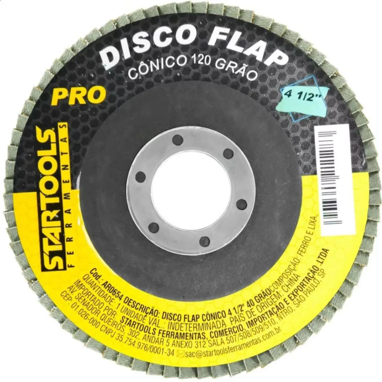 Disco Flap Cônico Grão #120 - Foto 3