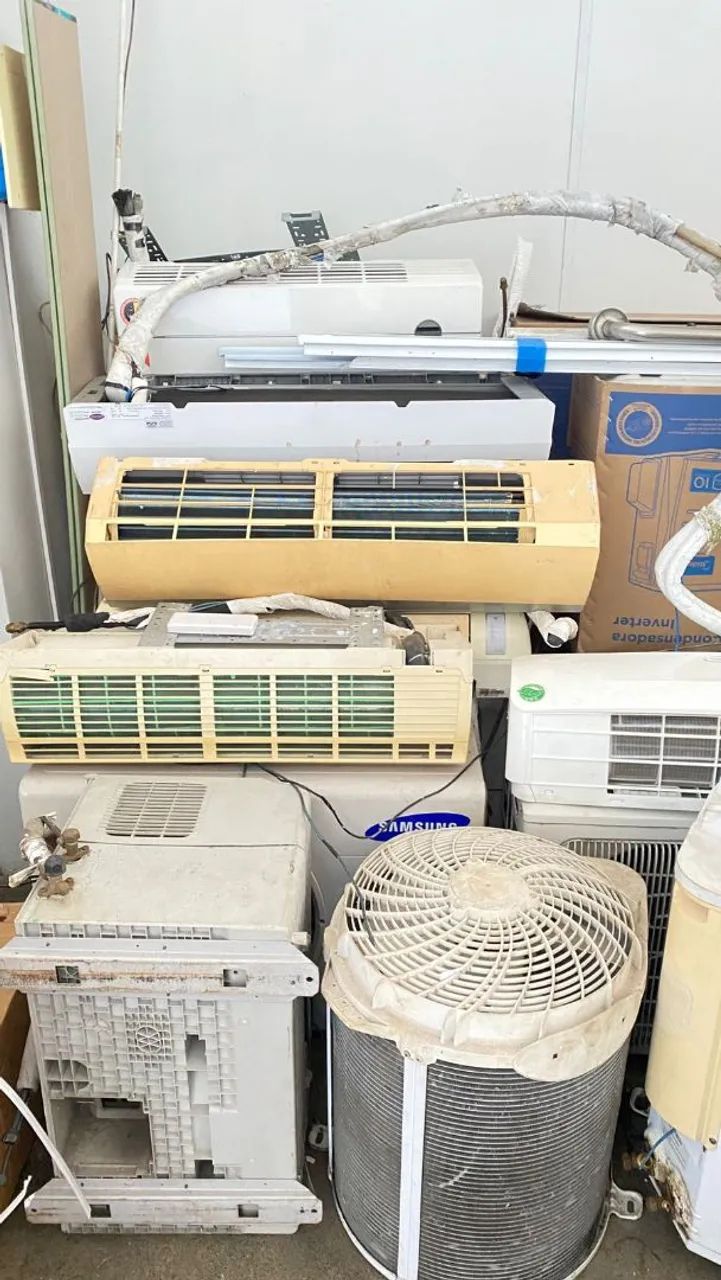 Compro ar condicionado com defeito Queimado velho com avaria.  - Foto 2