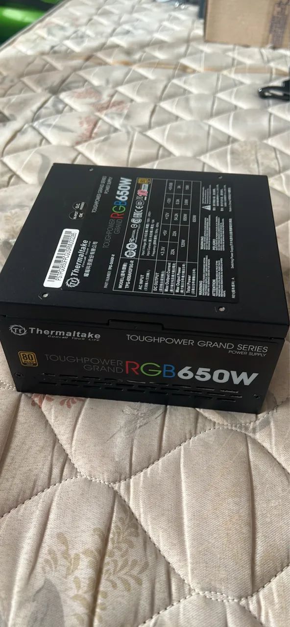Fonte thermaltake 650 watts plus gold full modular - Foto 3