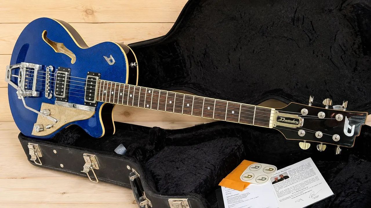 Guitarra duesenberg starplayer Sparkle blue  - Foto 4
