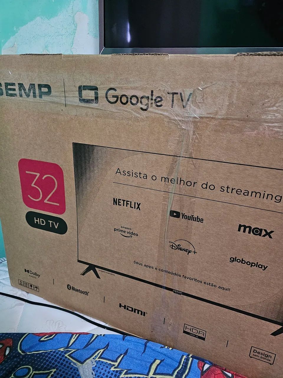 TV 32 polegadas nova lacrada, SEMP HD 42! - Foto 3