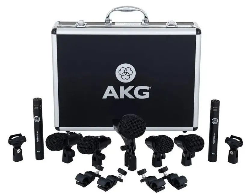 Kit de Microfones para Bateria AKG Drum Set Session I (Novo)