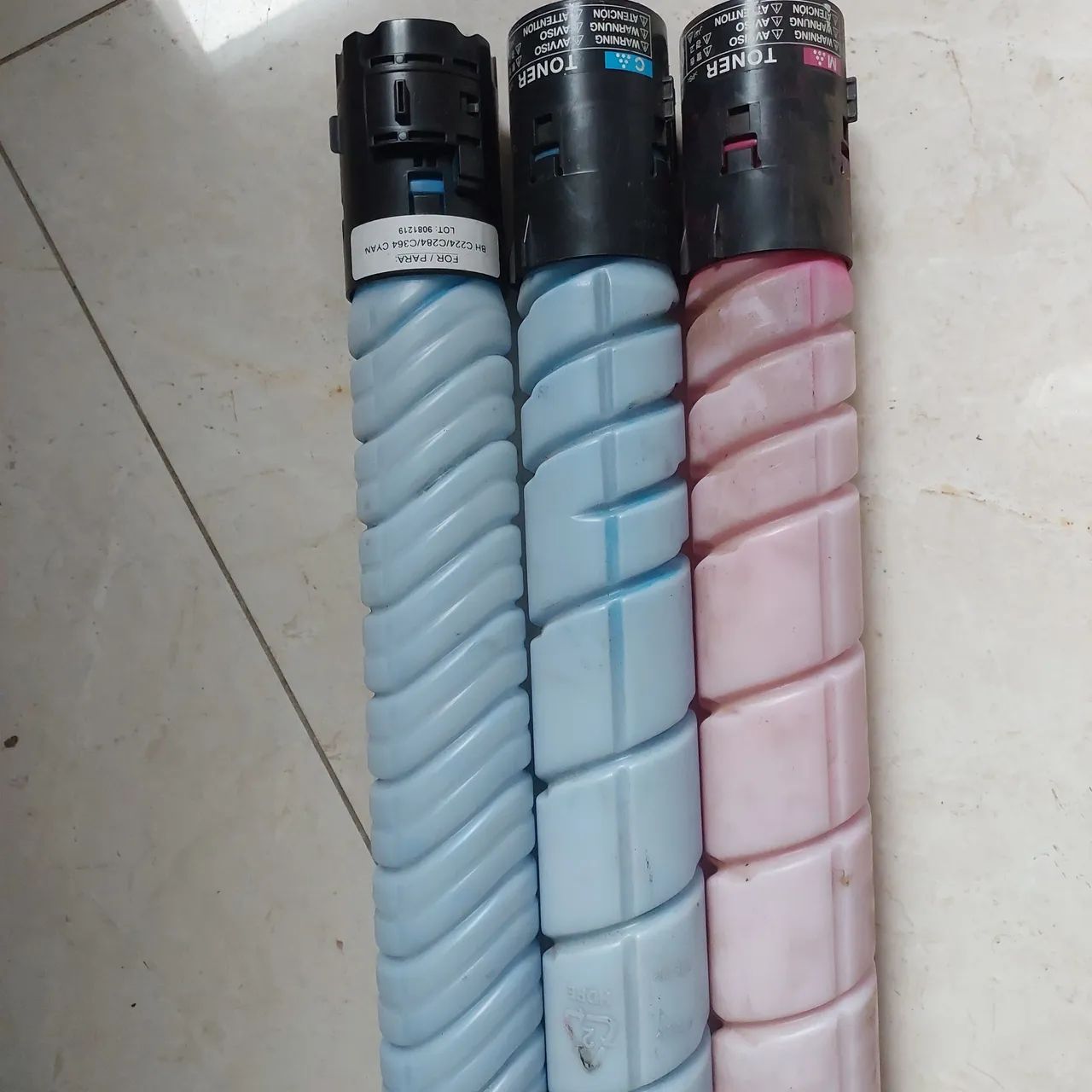 Flasco de toner vazios