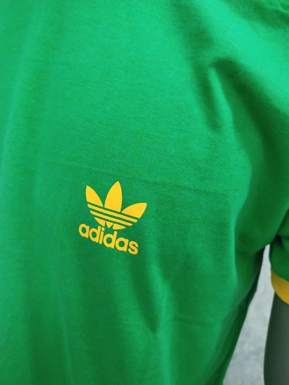 Camisa Adidas brasil Verde retrô  - Foto 4