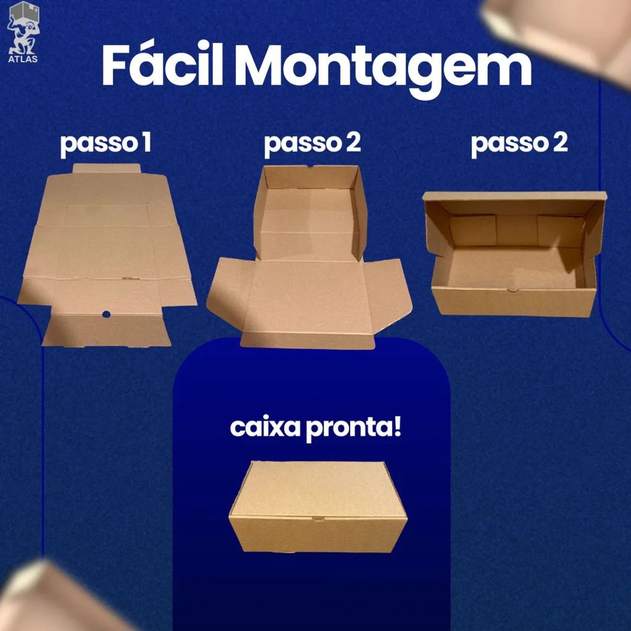 Caixa de papelão 25 UNI - Foto 2
