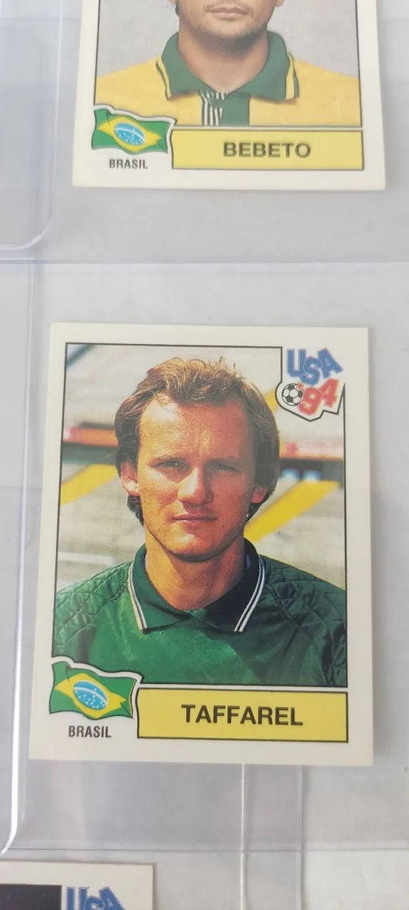 Lote 5 figurinhas Copa 1994 Romário Bebeto Taffarel Dunga Ricardo Rocha - Foto 5