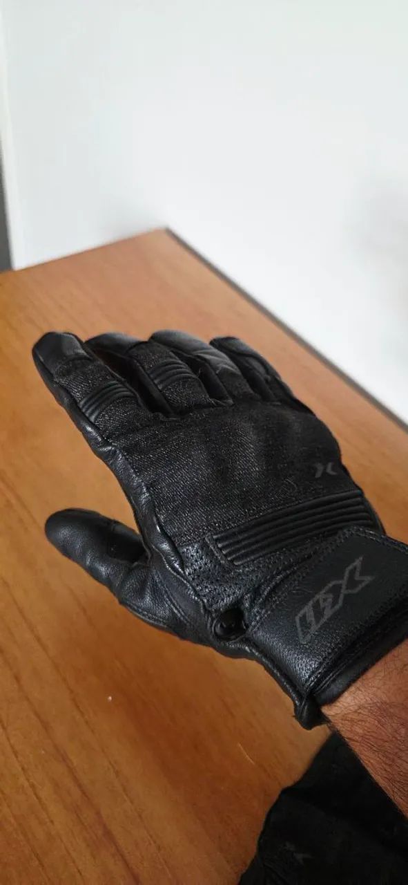 Luva moto x11urban pro couro - Foto 2