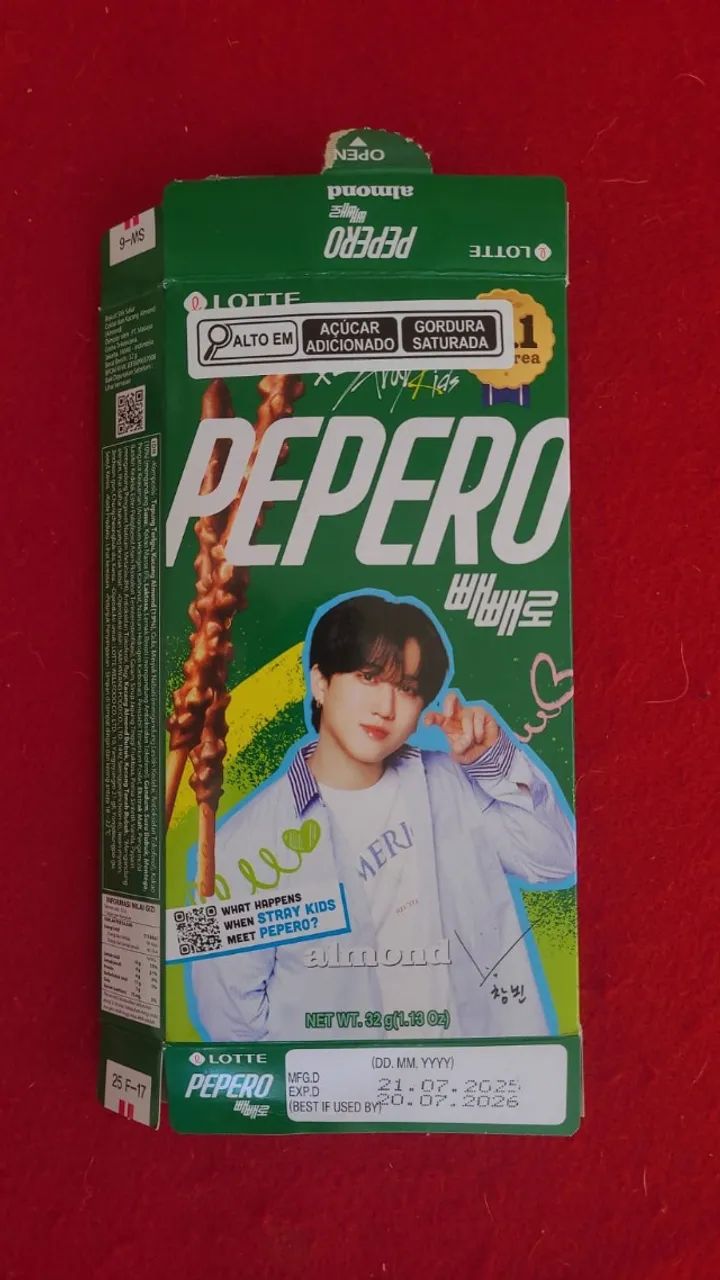 Embalagens Pepero com imagens dos integrantes do Stray Kids - Foto 4