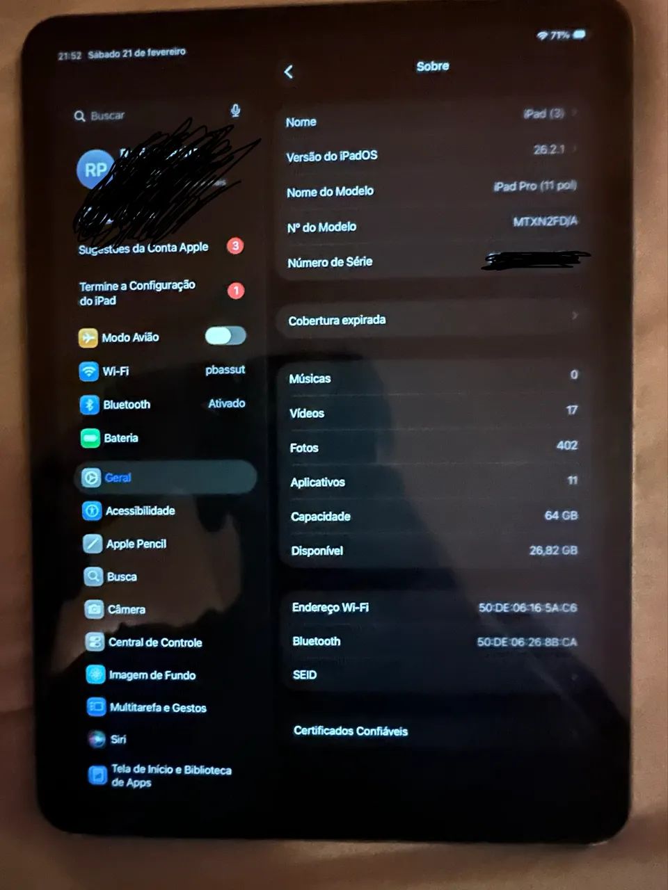 iPad Pro 11(2018) 1a  64gb - Foto 3