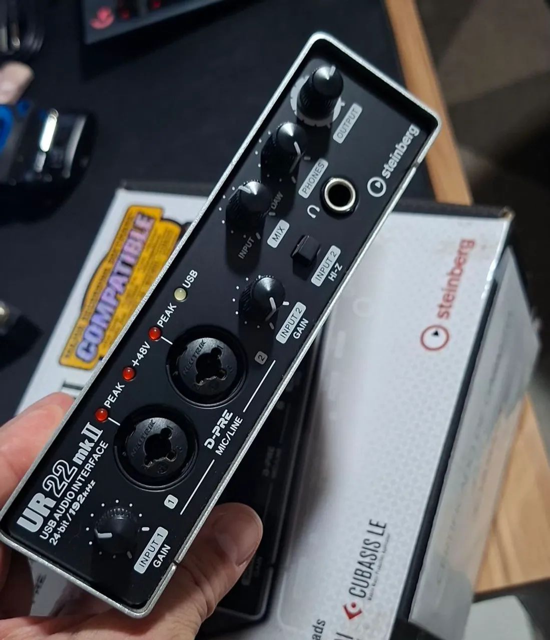 Interface de audio steinberg/yamaha ur22 mk2 - Instrumentos
