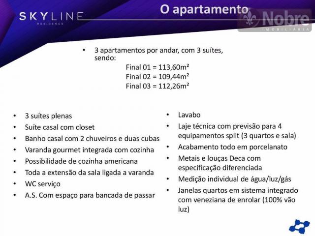Apartamento com 3 dormitórios à venda, 113 m² por r$ 652.300 - plano diretor sul - palmas/ - Foto 13