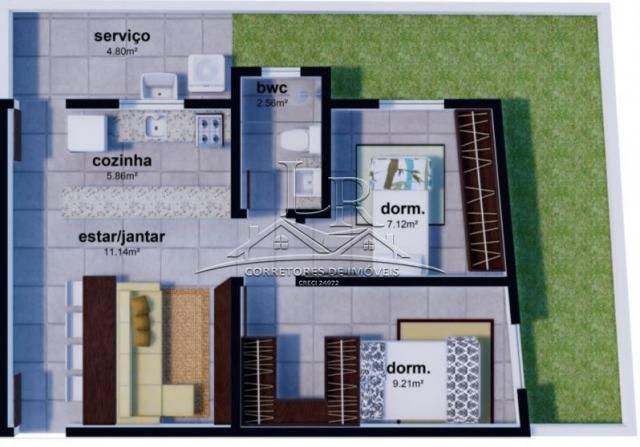 Apartamento à venda com 2 dormitórios em Ingleses do rio vermelho, Florianópolis cod:1512 - Foto 3