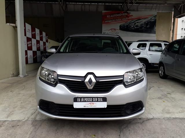Renault 2013/2014 logan 1.6 expression Flex completo prata impecável confira - Foto 3