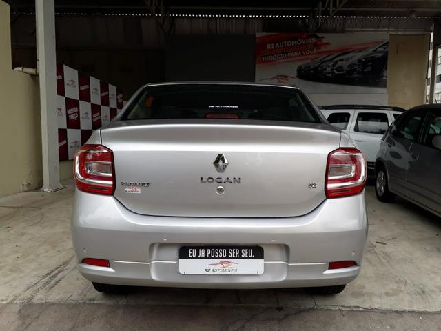 Renault 2013/2014 logan 1.6 expression Flex completo prata impecável confira - Foto 2