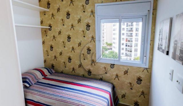 Apartamento com 3 dormitórios para alugar, 90 m² por r$ 2.800/mês - jardim bela vista - sa - Foto 15