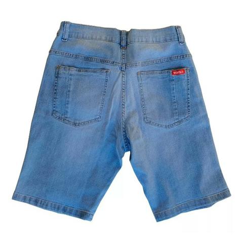 Bermuda Jeans Masculina Rasgado Destroyed Com Elastano S07 Vcstilo - Foto 3