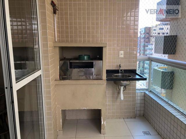 Apartamento com 2 dormitórios para alugar, 99 m² por R$ 3.100,00/mês - Canto do Forte - Pr - Foto 18