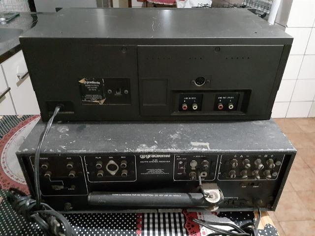 Receiver Gradiente S95 - Tape Deck Gradiente S126 - Foto 2