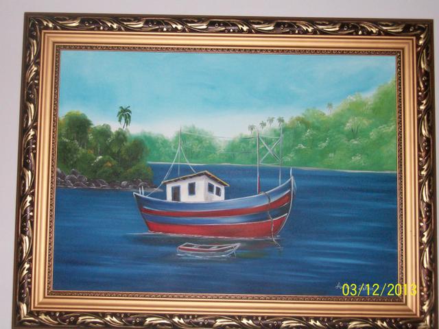 Pintura a oleo (com moldura)