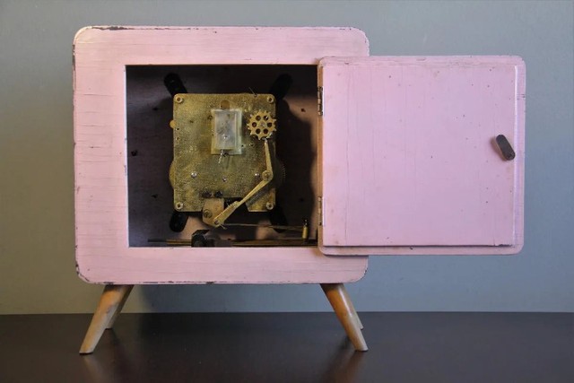 Relogio Silco Original Pé Palito - Anos 60 - Carrilhão Hora Cheia 30 Min - Foto 3