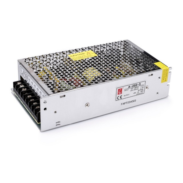 Fonte Chaveada 5v 40a Bivolt Estabilizada Cftv Letreiro Led
