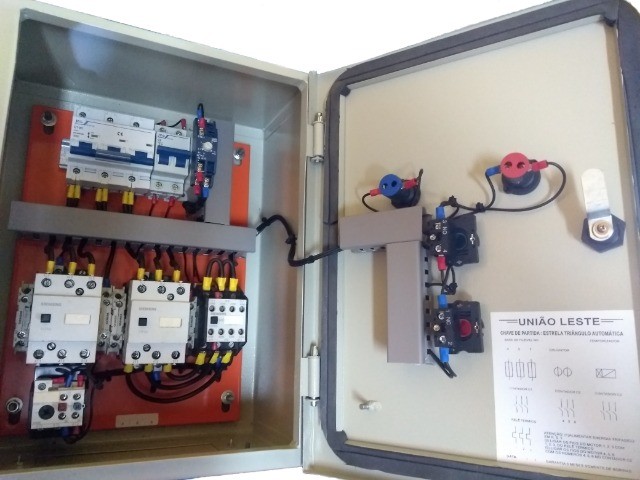 Painel Bomba D'agua Chave Estrela Triângulo Automática 20 Cv - Foto 2