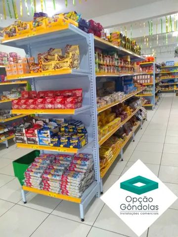 Gôndolas e Prateleiras de Aço