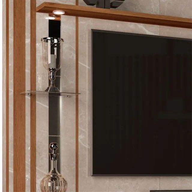 Estante  Home Theater Frade Vega para TV até 65 polegadas com LED fili - Foto 5
