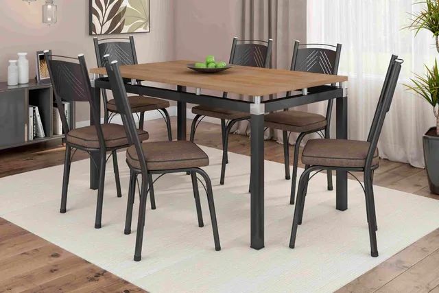 Mesa jantar com 6 cadeiras  - Foto 2