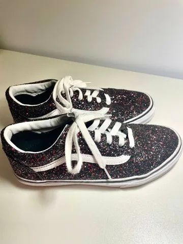 Tenis vans cheap con glitter