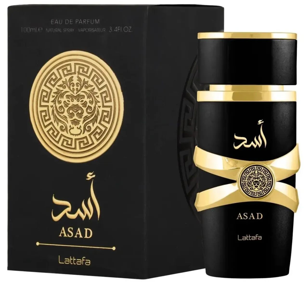 Perfume Asad Lattafa original 100 ml lacrado novo árabe