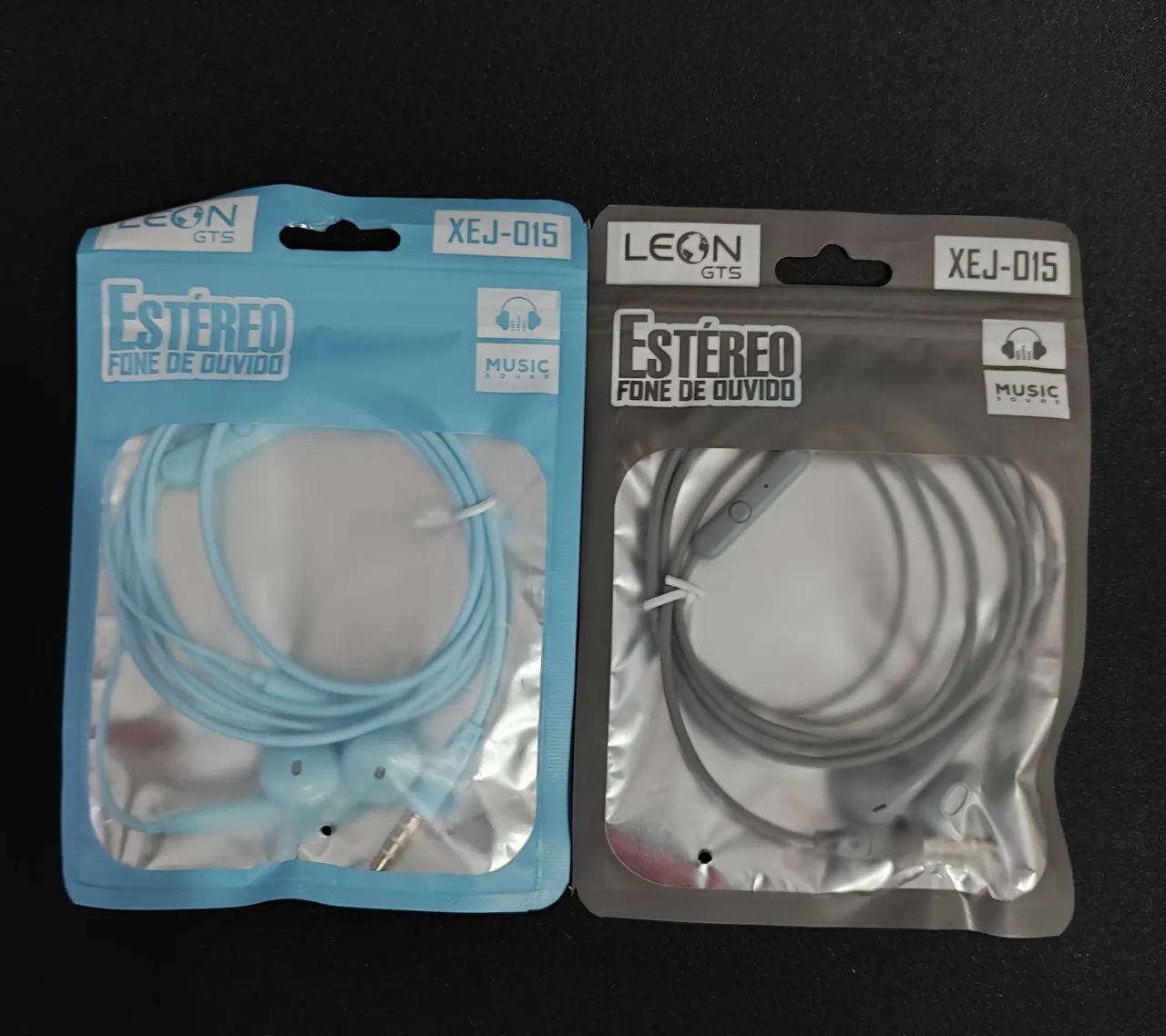 Fone de Ouvido com Microfone KIT 2 Unidades Estéreo com Fio - Foto 2