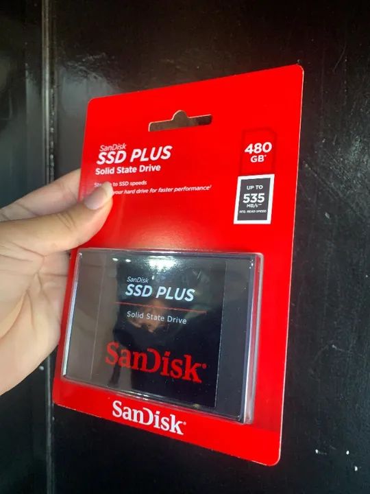 SSD SanDisk 480GB 535MB/s - Desempenho e Velocidade para seu PC!