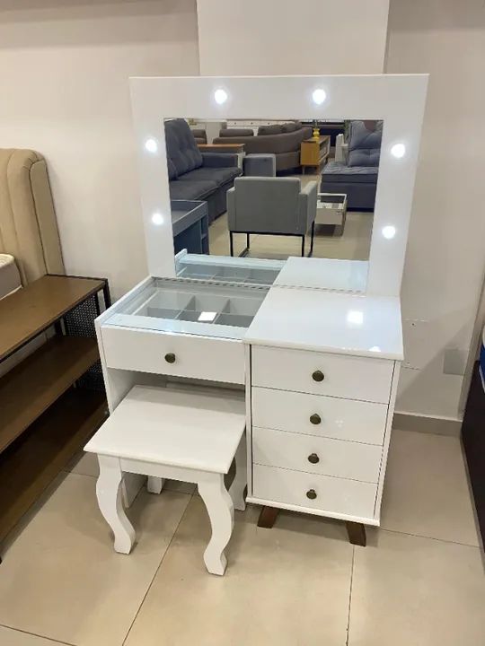 Penteadeira Camarim Luna com Led - Foto 3