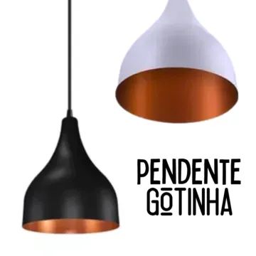 luminária pendente de teto modelo gotinha cozinha _ cs277
