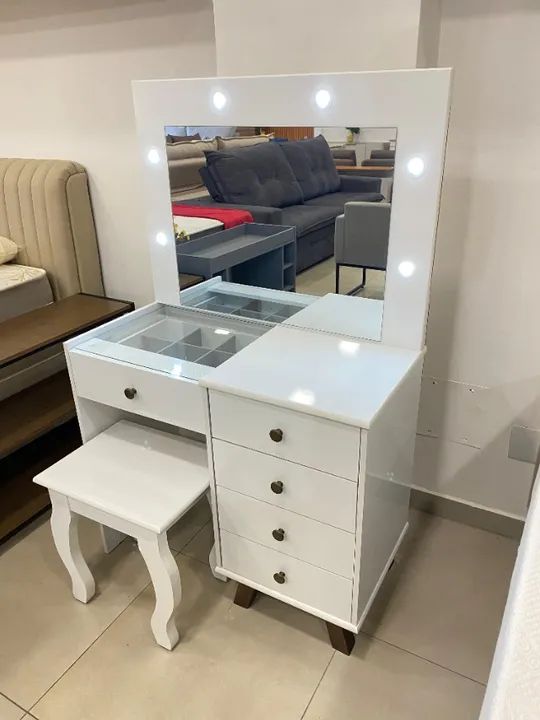 Penteadeira Camarim Luna com Led