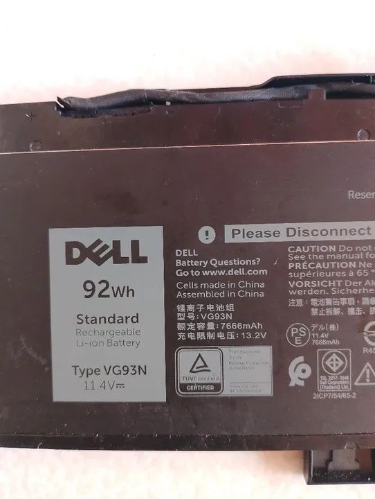 Bateria Notebook Dell Precision 3520/3530 - Foto 2