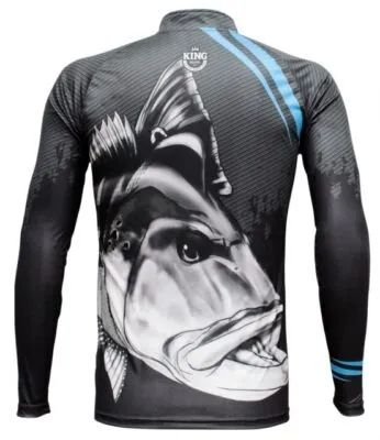 Camisa De Pesca Com Faixa Azul - Foto 3