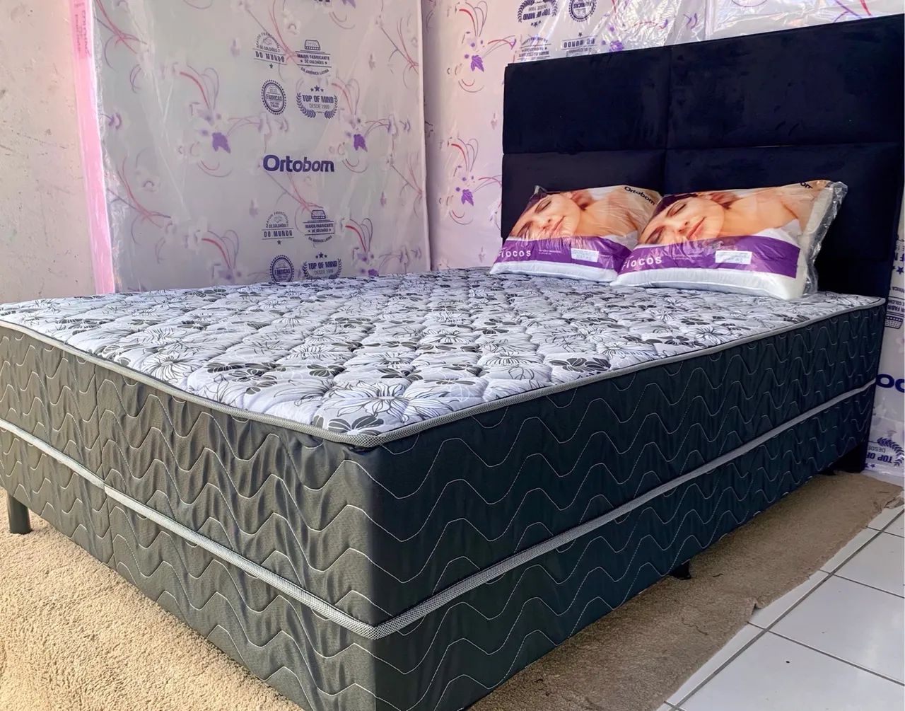 CAMA BOX CASAL OFERTA IMPERDÍVEL - Foto 4