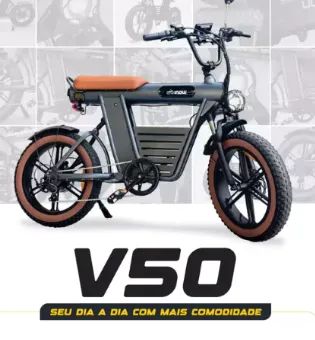 Bicicleta eletrica v50 - Foto 2