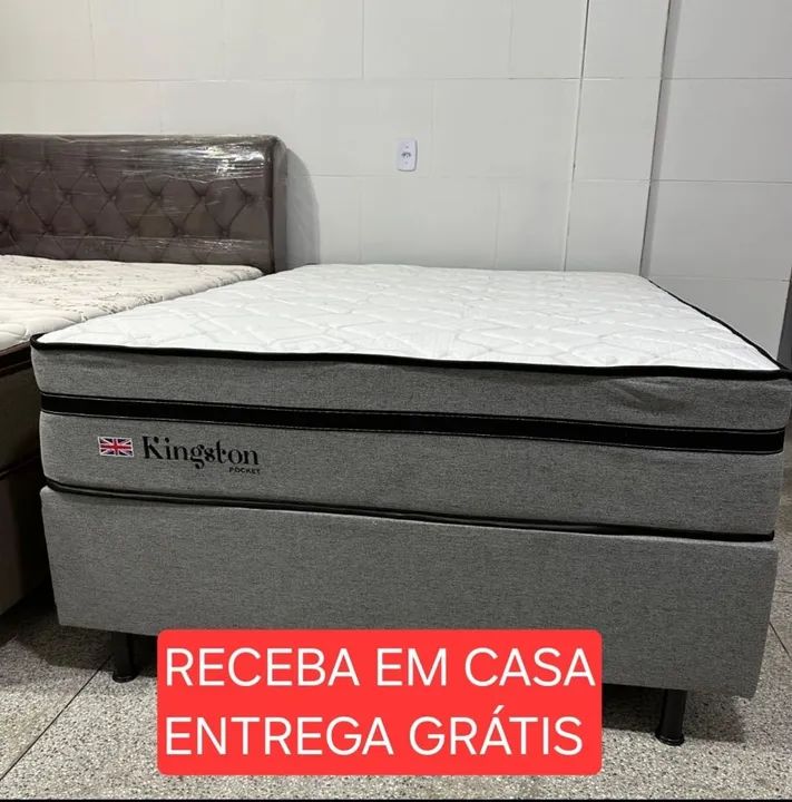 Cama box casal com Molas Ensacadas 