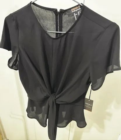 Blusa Forever21 preta NOVA - Foto 2