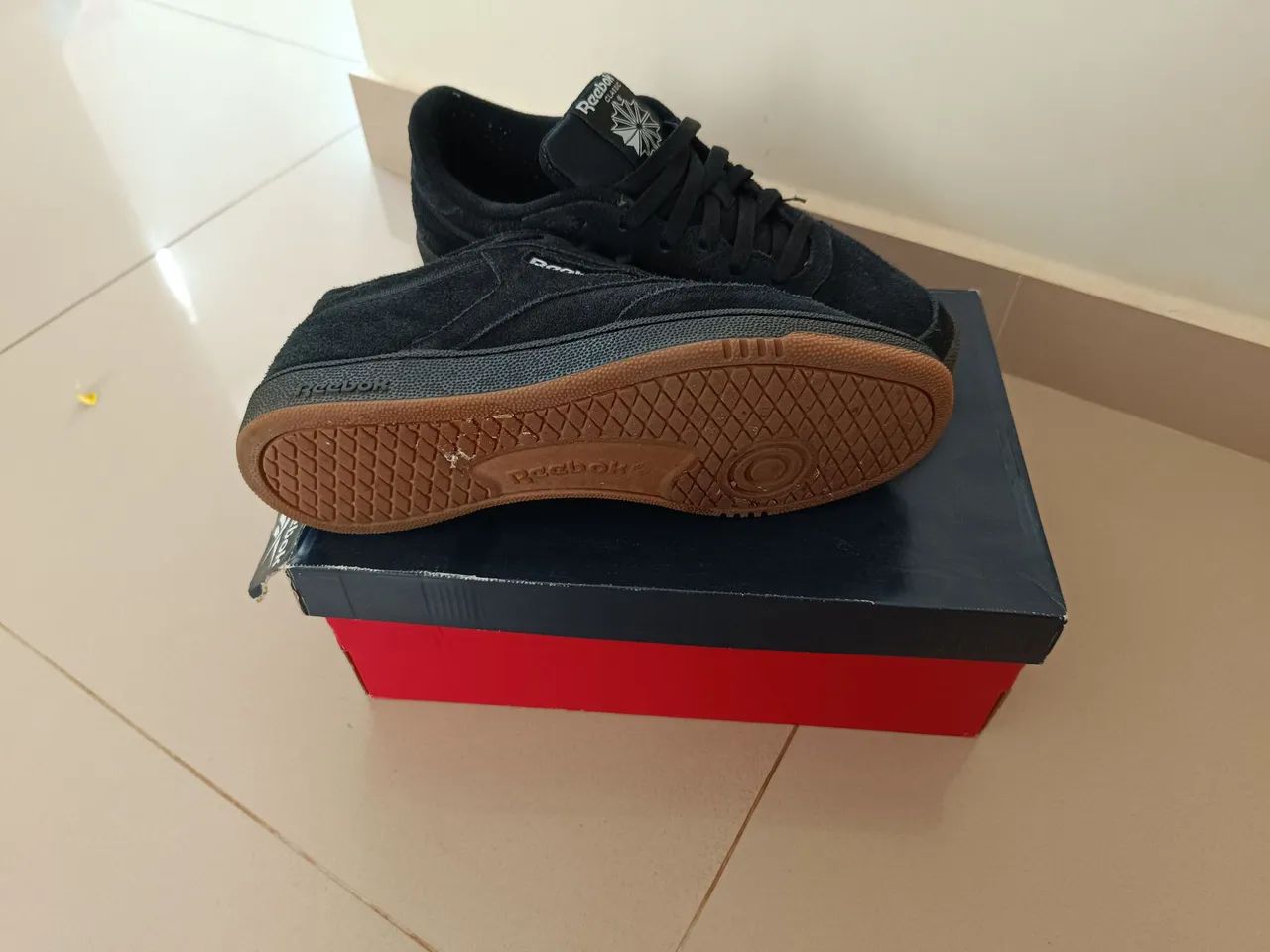 Tênis Reebok Club  C85 - Preto - Foto 2