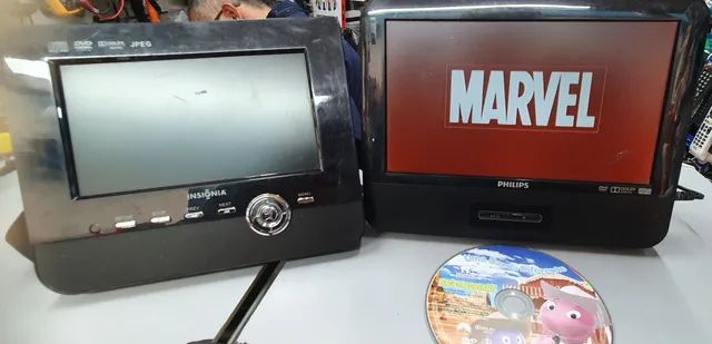 DVD portátil para encosto do carro